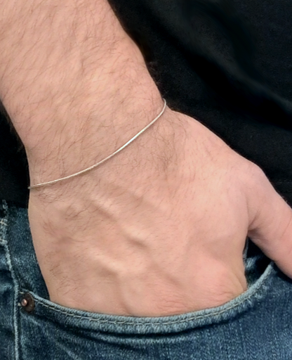 Armband aus Edelstahl 1,5mm - Minimalistisch